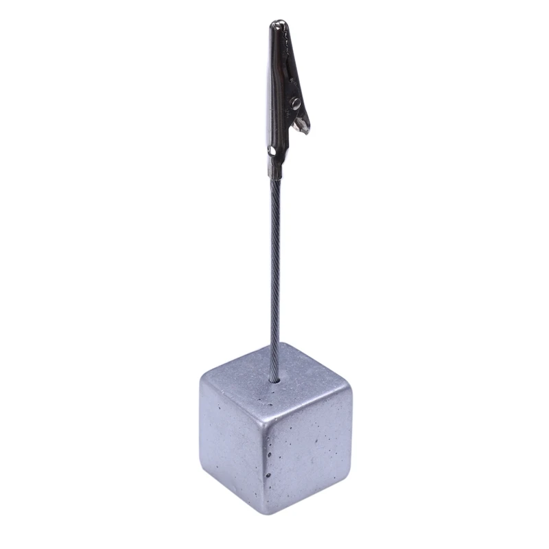 Pack of 10 Place Card Holder- Wedding Name Table Setting Marker- Shop Display Price Tag- Silver