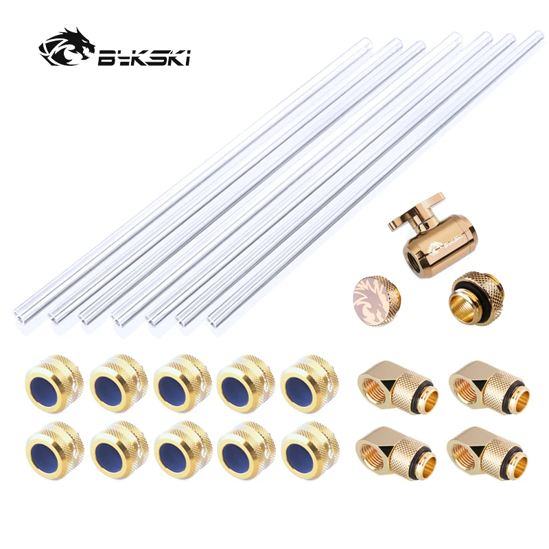 tubo petg montagem de conector de compressão de mão 6 cores
