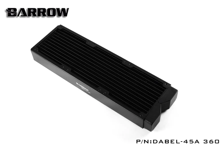 Rosqueado do Computador da Descarga de Água do Cobre o Permutador de Calor 360mm da Espessura do Carrinho de Mão Usa para Ventiladores de 12cm Líquido g1 - 4 45mm - Imagem 3