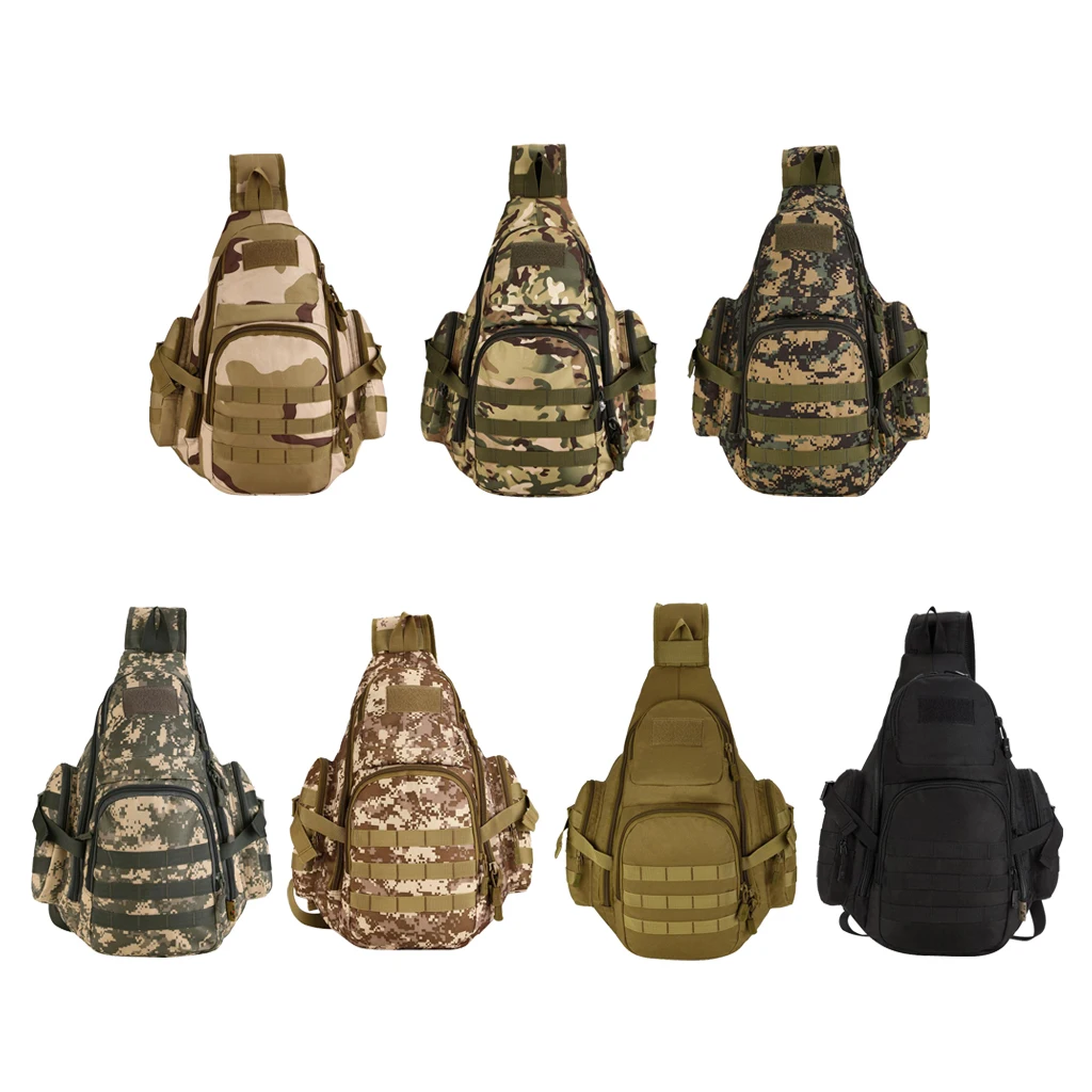 

Multipurpose Unisex MOLLE Shoulder Chest Bag Crossbody Pack Casual Bag Outdoor Sports Backpacks Rucksacks Shoulder Chest Bag