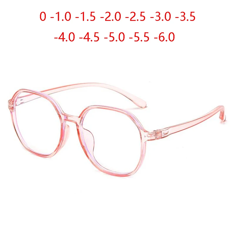 0 -100 -150 To -600 милые овальные очки myope Lunettes модные студенческие с диоптриями минусом