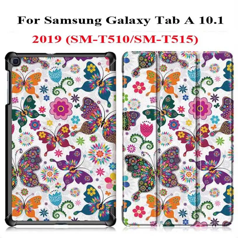 Ультратонкий чехол для samsung Tab A 10,1 T580 T585 T510 T515 чехол для планшета для samsung Galaxy Tab A 10,1 чехол - Цвет: 2019 HD
