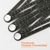 Tile Hole Locator Adjustable Tool Masonry Glass Fixed Angle Measuring Ruler Universal Angular Template Izer 4/6/12 Slides/Fold 5