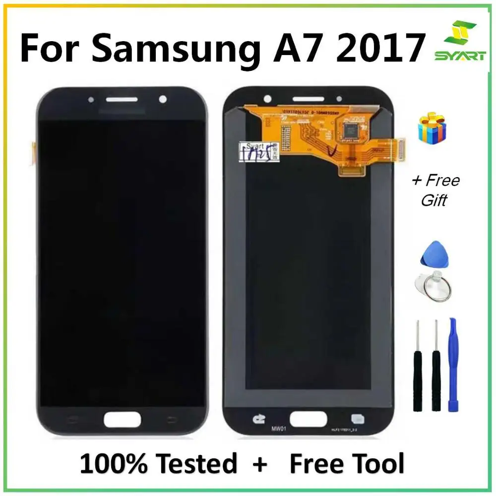 TFT для Samsung Galaxy A7 2017A720F A720 A720M дисплей сенсорный экран дигитайзер сборка +