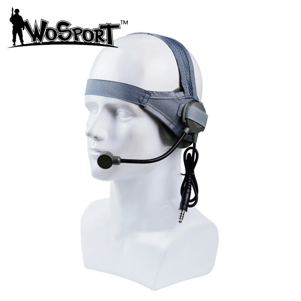 

Z.Tactical Headset Use With PTT For Walkie Talkie Military CS Shooting Hunting Headsets Headphone