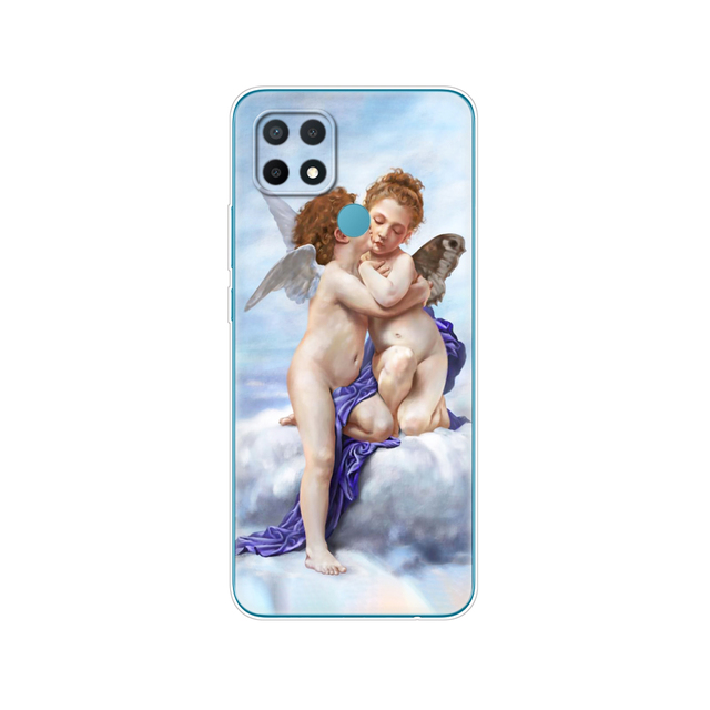 OPPO A15 Case For OPPO A15S Back Silicon Soft TPU Phone Cover For OPPOA15 CPH2185 A 15 S CPH2179 Bumper 6.52" Fundas Shell