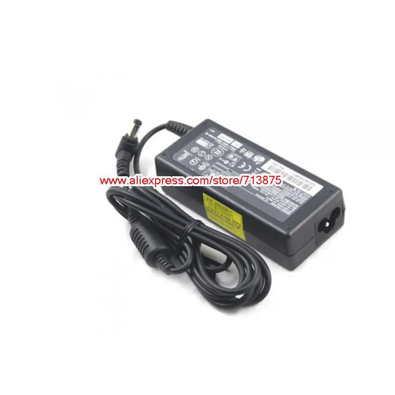 Подлинная 19V 3.42A адаптер переменного тока питания для ноутбука TOSHIBA L300 L350 L40 L450 PA3380E-1ACA ADP-65JH-BB PA-1650-01 PA-1650-02 SADP-65NB AB