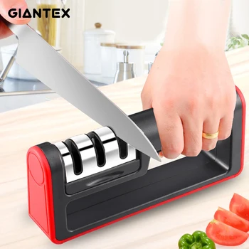

Professional Knife Sharpener diamond Quick Professional 3 Stages Sharpener Kitchen gadget sharpening Tools Sharpening Stone