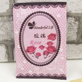 

6x9cm 6x9cm Home Fragrance Sachet Bag Natural Grain Scented Wardrobe Deodorant Air Freshener Colorful Printed Package 12 Flavors