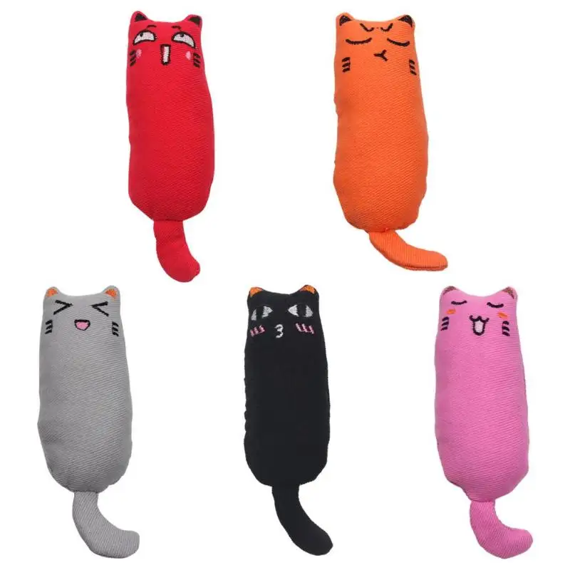 5 шт. игрушка для кошек, зубцы, шлифовальная игрушка для кошек, Интерактивная игрушка для кошек, жевательный коготь, игрушки для укуса большого пальца, интерактивные милые Мультяшные игрушки, товары для домашних животных
