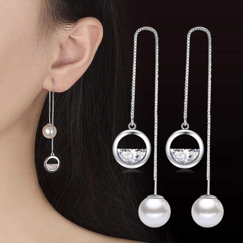 Bonnie Jewelry Luxury Water Drop Design Flower Pearl Earrings