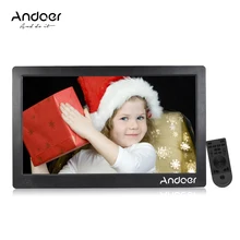 Andoer 15.6" Digital Photo Frame 1920*1080 HD Advertising Machine Full View IPS Screen Support Random Play w/Remote Gift