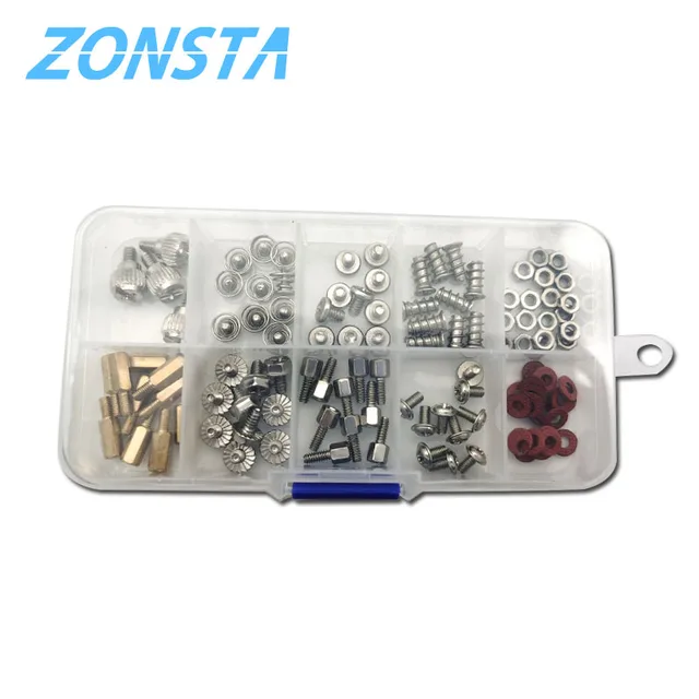 114Pcs Computer Csavarsortment Készlet A Kemény Meghajtó Számítógépes Tokra Történő Alaplap Ventilátor Teljesítményéhez - Image 3