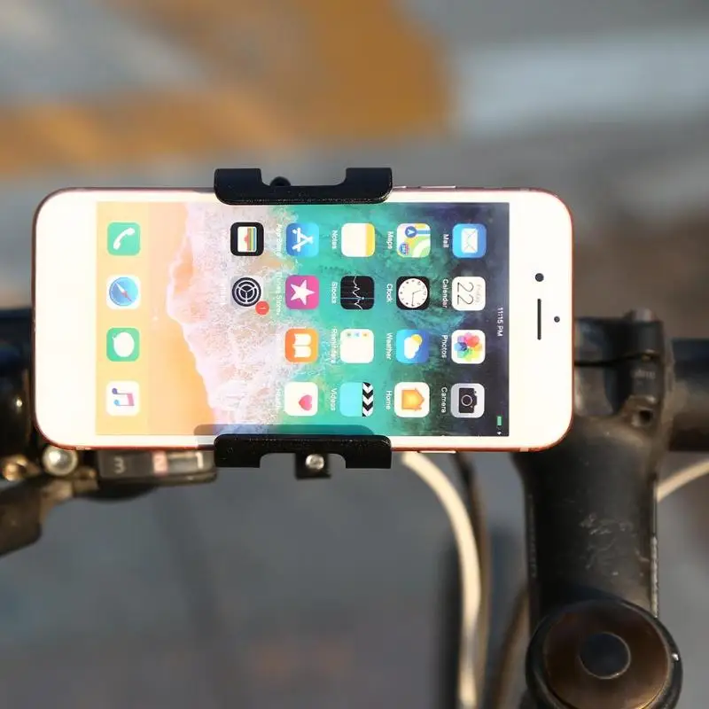  Radfahren Telefon Halter Delicate Design Aluminium Legierung 360 Grad Rotation Fahrrad Telefon Halt