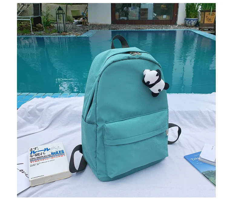 Waterproof School Backpack Durable Nylon Girl's Schoolbag Satchel for Teenagers Student's Backpack Primary School Book Bags 4849