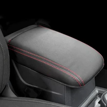 Полиуретановый Кожаный Автомобильный подлокотник, коробка для хранения подлокотников, защитная коробка для Volkswagen для VW Golf 7 MK7 для сиденья arona 2013