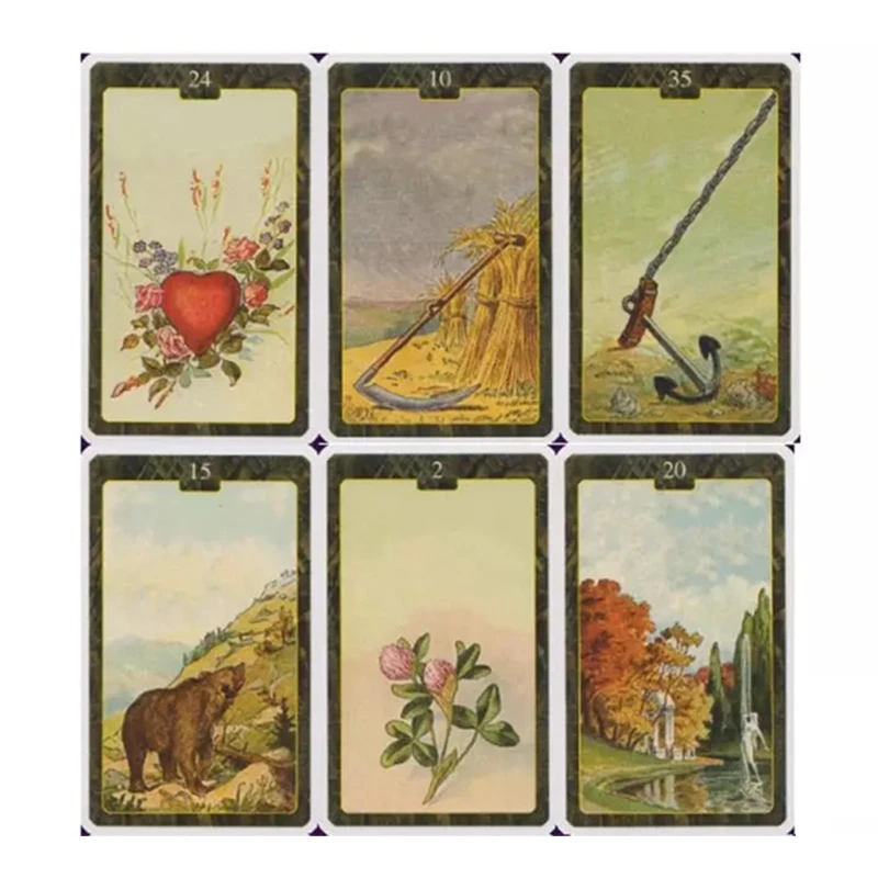 Lenormand карты памяти для компьютера с английской идентификацией | Спорт и