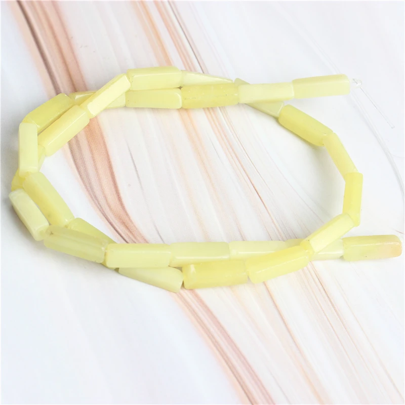 Linxiang модные натуральные разноцветные кубовидные свободные бусины DIY браслет ожерелье серьги шпильки аксессуары
