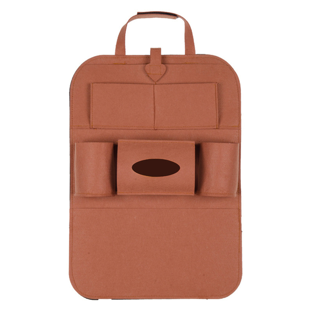 PCS Universal Car Back Seat Storage Bag Organizer Trunk Felt Savings Pockets For Auto SUV Vehicle Interior Hanging Accessories