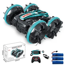 

High-tech Remote Control Car 2.4G Amphibious Stunt RC Car Double-sided Tumbling Driving Children's Water Electric Toys for Boy