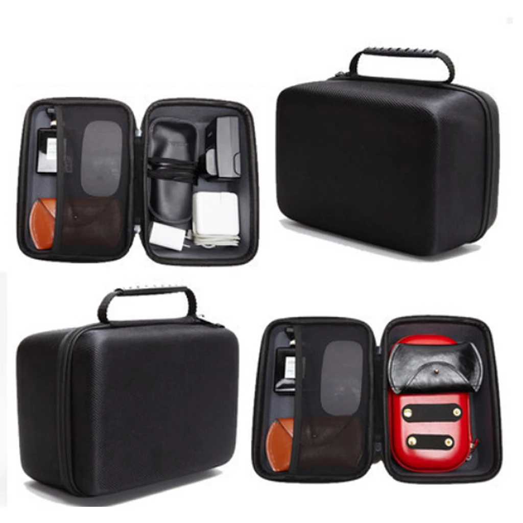 Universial Portable Big Capacity Waterproof Shockproof Electronic Accessories Organizer Holder / Hard Drive Case Bag - Black