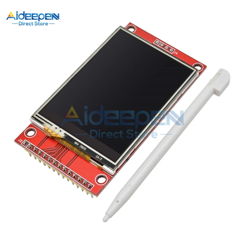 

2.4 inch 2.4" 240x320 SPI TFT LCD Display Serial Port Module 5V/3.3V PCB Adapter Micro SD Card ILI9341 LCD White LED For Arduino