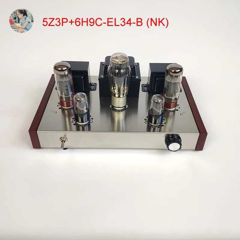 Трубчатые усилители Nobsound комплект сделай сам 5Z3P + 6H9C EL34-B корпус из нержавеющей