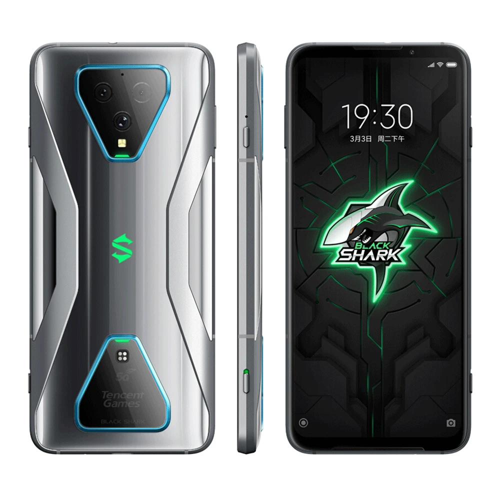 Global Version Xiaomi Black Shark 3 5G Snapdragon 865 8GB 128GB Game Phone Octa Core 6.67'' AMOLED 65W Charger 4720mAh Global Version Xiaomi Black Shark 3 5G Snapdragon 865 8GB 128GB Game Phone Octa Core 6.67'' AMOLED 65W Charger 4720mAh