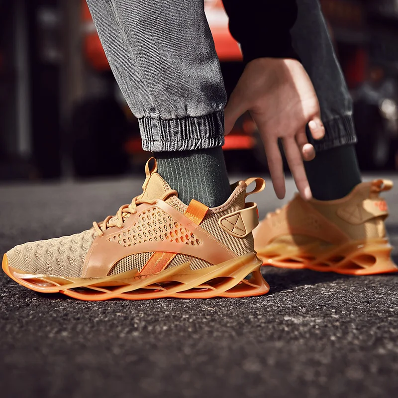 Новая трендовая спортивная обувь для мужчин амортизирующая спортивная обувь хорошего качества уличные спортивные беговые кроссовки Zapatillas