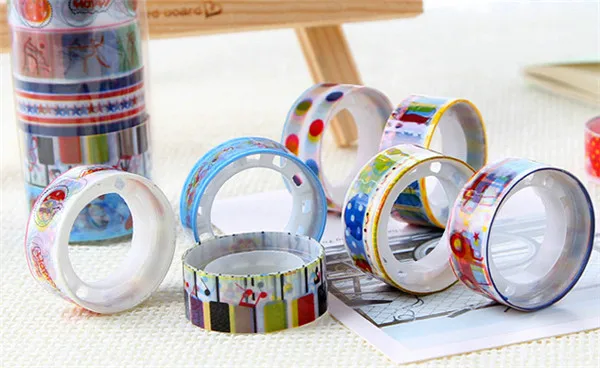 2 PCS/Lot Mini Color Tapes DIY Decorative Adhesive Tape Sticker Cartoon Diary Lace Tape Office Stationery Gift