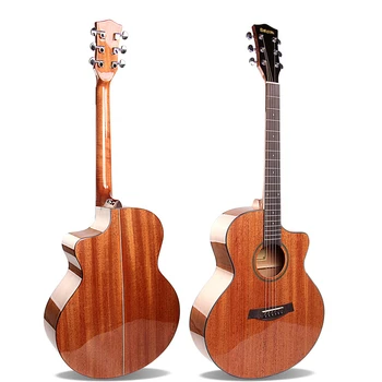

41 Inch Folk Guitar 6 String Mahogany Guitar High Quality Acoustic Guitar Concert Musical Instrument Gift AGT261