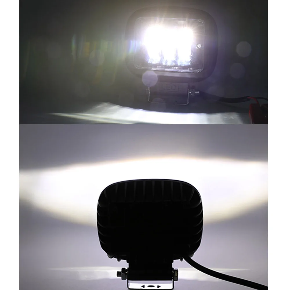 Квадратный Автомобильный светодиодный головной светильник для вождения противотуманный светильник рабочее освещение автомобиля для 4WD ATV SUV UTV UTE внедорожный светильник s Рабочая лампа 30 Вт 12 В