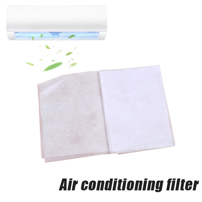 

1/2/4/6/10 Packs Air Condition Filter Dustproof Paper Net Adhesive Purifying for Home Bedroom 40x30cm Filter Paper P7Ding