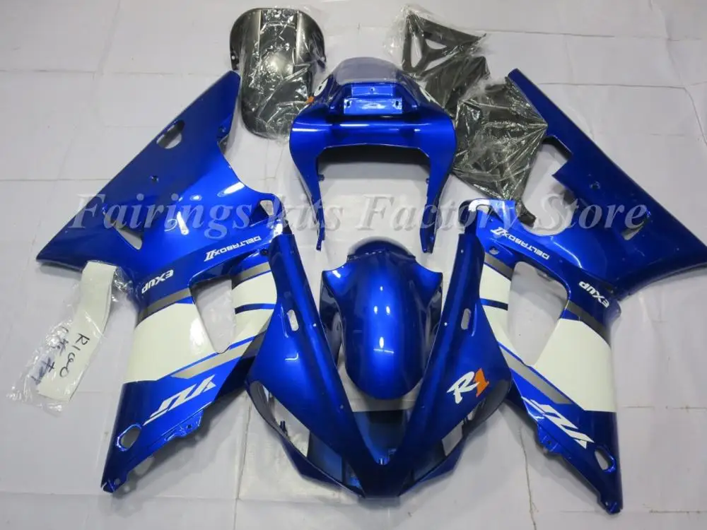 Высокое качество Новый ABS мотоцикл обтекатели комплект подходит для Yamaha YZF R1 2000 2001