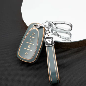 Copertura di protezione della custodia chiave dell'automobile in TPU per Chevrolet New Malibu XL Equinox supporto per Auto Shell Car-Styling accessori Auto coperture chiave - Copertura di protezione della custodia chiave dell automobile in TPU per Chevrolet New Malibu XL