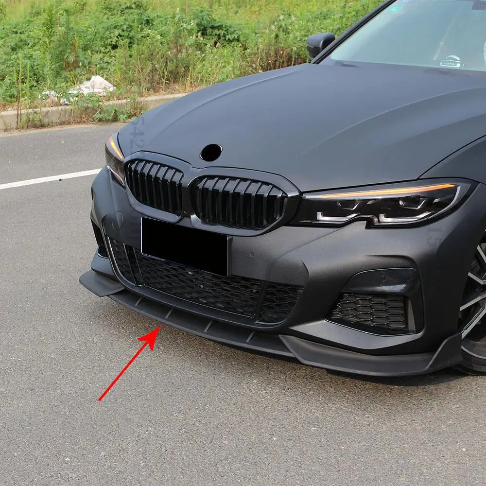 Pare-Chocs Avant Et Pare-Chocs Arrière, Pour BMW 3 Series G20 G21 G28 Facelift 2022-2023 M Sport, ABS Lip Front Bumper Splitter Lip Body Kit Chin Spoiler Diffuser