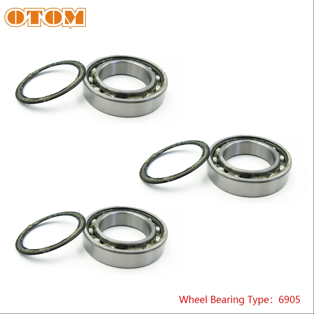 Motorcycle Rear Wheel Hub Oil Seal Bearing Kit for HONDA CRF CR125R CR250R CR500R CRF250R CRF250RX CRF450RX