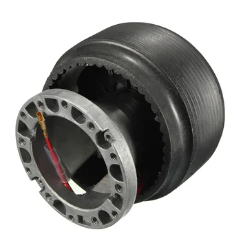 

1pcs Black Steering Wheel Racing Hub Adapter Boss Kit Standard 6 bolt pattern For MAZDA Adapter Hex Wrench Ring And Screws