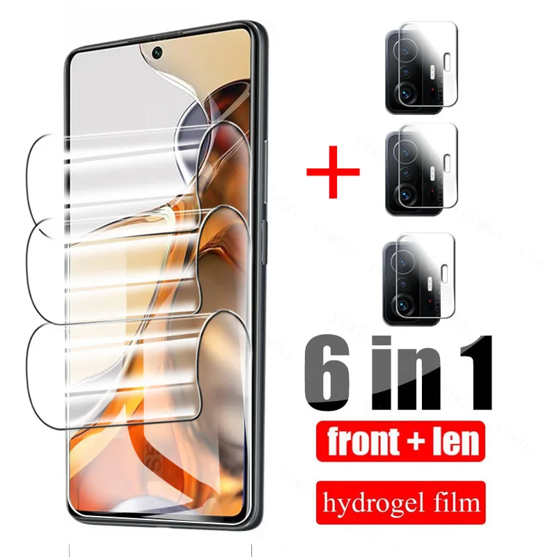 Гидрогелевая пленка для камеры Xiaomi 11T Защитное стекло Xiomi Xaomi Mi Mi11T Pro 5G 6 67 дюйма