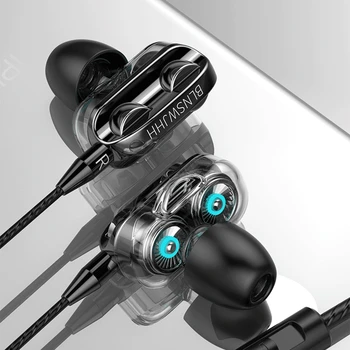 

3.5mm/Type C Wired Headphones Stereo Earbuds Sports Earphone Headset Wired With Microphone For Iphone Samsung Xiaomi Huawei