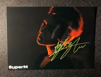 

hand signed SuperM Taeyong autographed photo NCT 127 5*7 092019N8