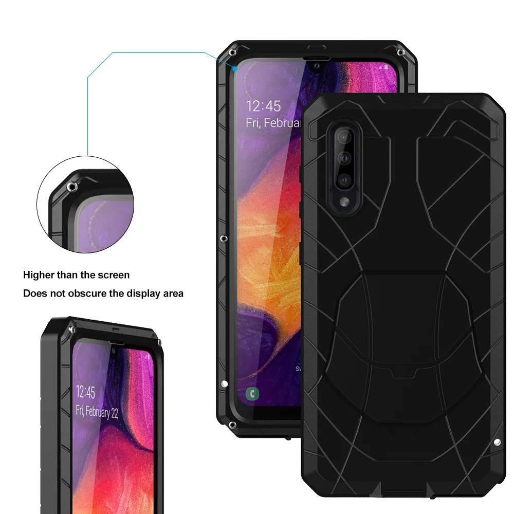 Для samsung Galaxy A30s A50 A51 чехол для телефона жесткий алюминиевый металлический