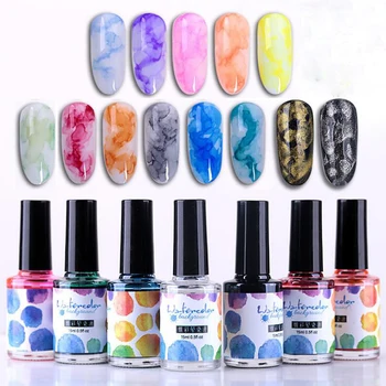 

15ml Gel Polish Phototherapy Soak Off Marble Ink Nail Polish Gradient Nail Art Soak Off DIY Paint Gel Ink UV Gel Nail Polishes L