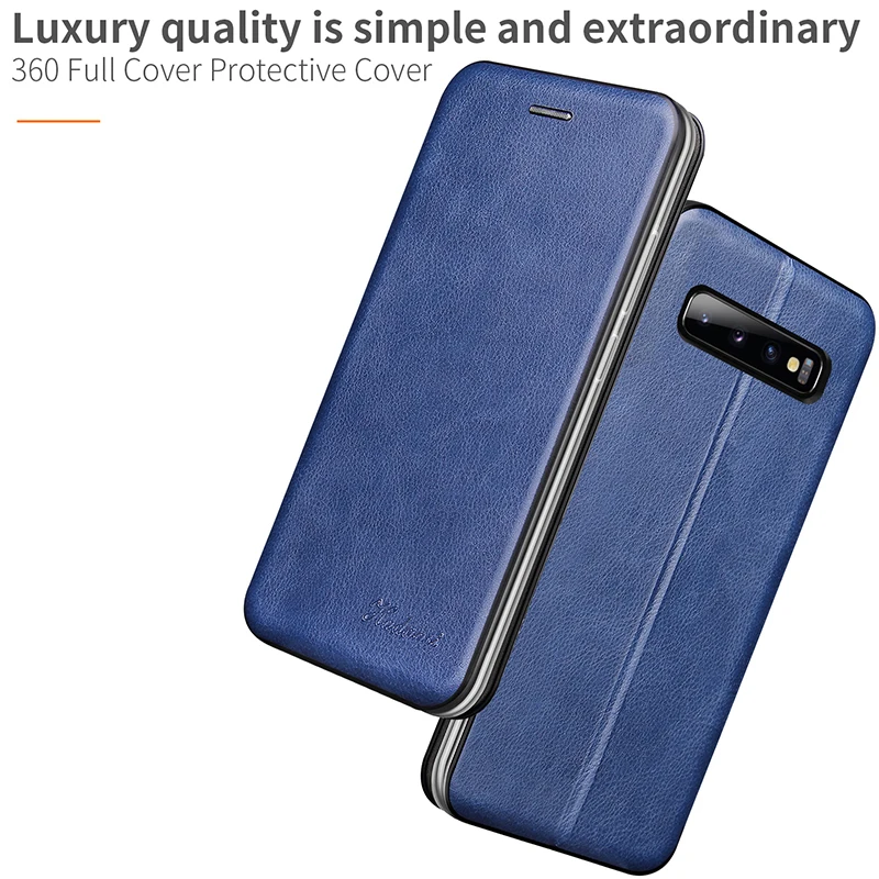 

Luxury PU Shockproof Phone Case for Samsung S7 S8 S9 S10 Note 8 9 10 Plus A10 A20 A20E A40 A50 A70 M20 2 in 1 Phone Cover Holder