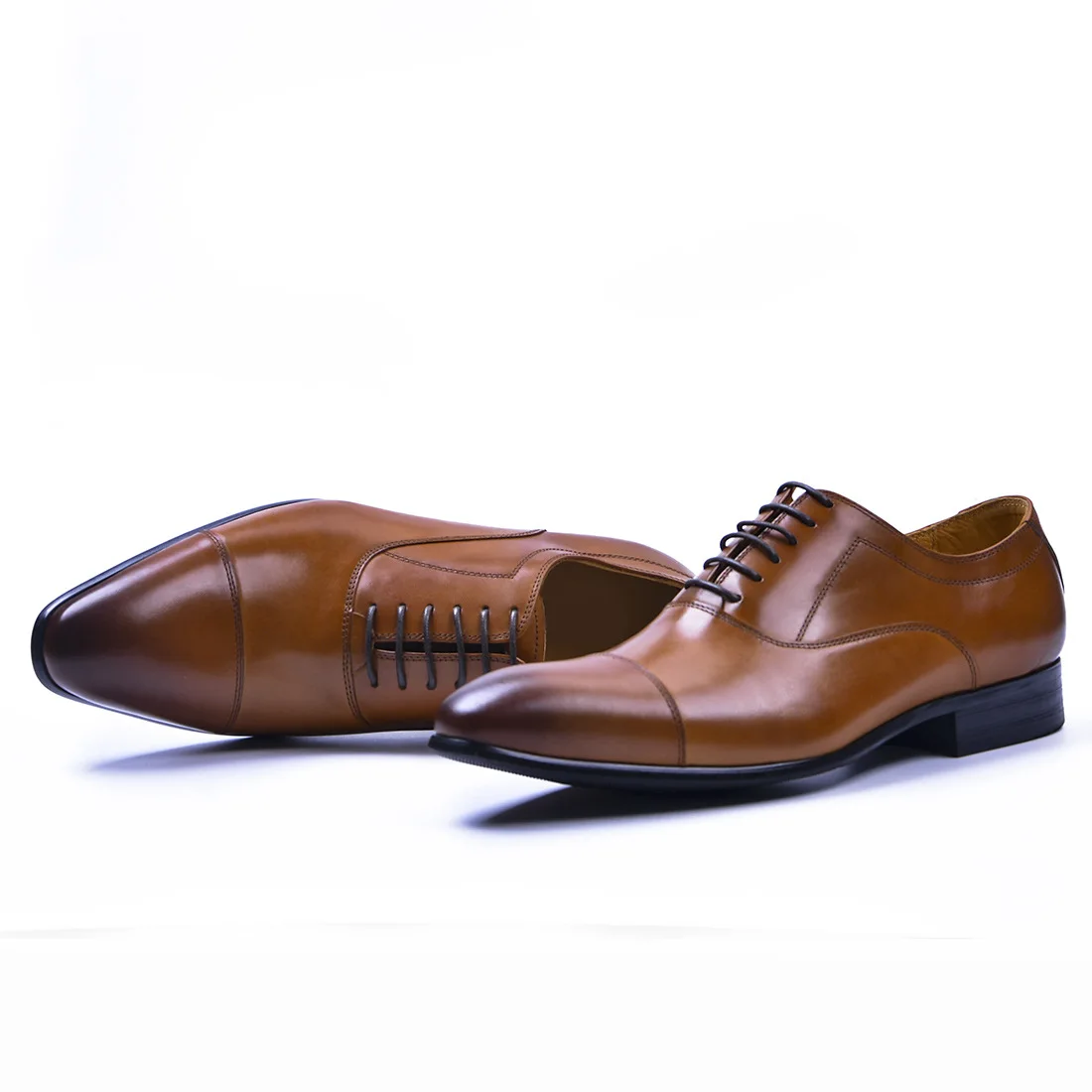 

2019 Autumn And Winter New Style MEN'S Leather Shoes Genuine Leather Business Casual Pointed-Toe England Lace-up Oxford Formal W