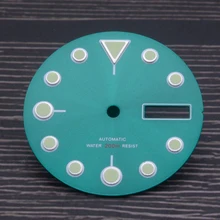 

28.5mm dial Seiko Dial Water droplets dial Green luminous fit 7s26 nh36 4R36 movement for Seiko SRPD SKX007 SKX009 Watch Case