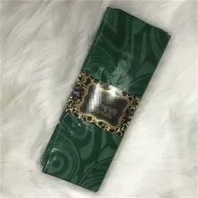 Высокое качество Морская парча Базен Riche красивый дизайн ткань для одежды в африканском стиле Базен Riche Fetzner 5 ярдов