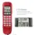 KX-T888CID Мини-Настенный телефон Входящий Двойной Идентификатор вызывающего абонента ЖК-дисплей Стационарный Телефон для Домашнего Офиса Отель Черный Красный телефон