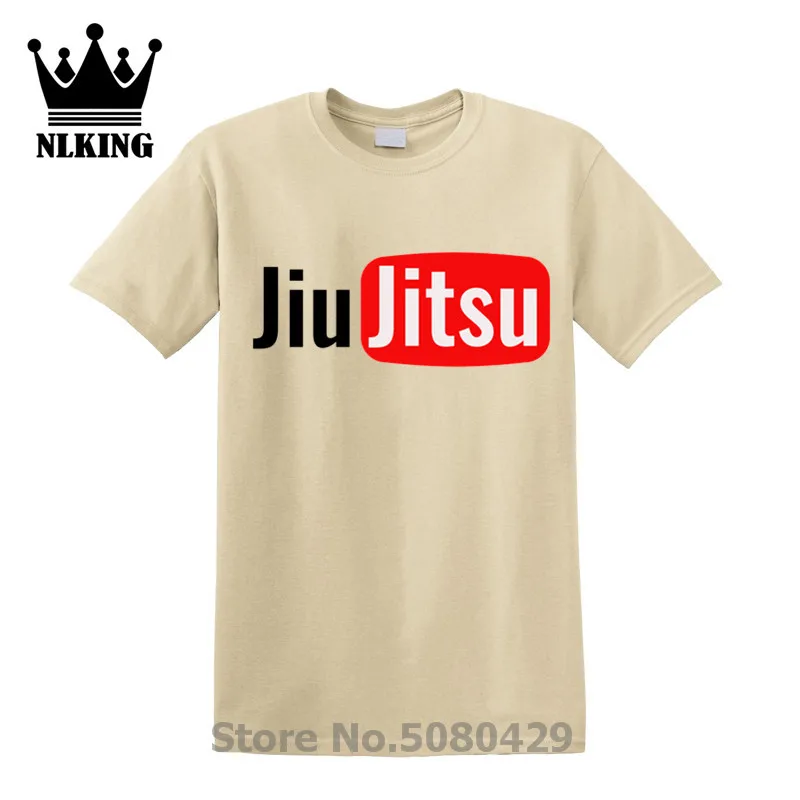 Юмористический стиль футболка You Tube Jiu Jitsu логотип забавная мужские топы с принтом