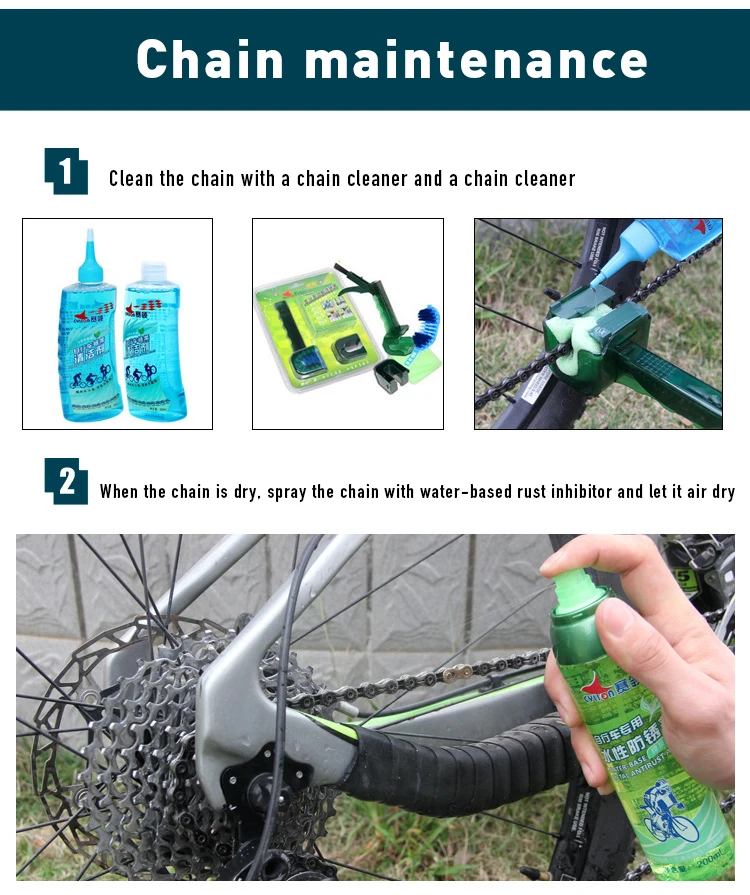 Велоспорт MTB велосипед цепь Очиститель Многофункциональный набор инструментов маховик чистая стирка комплект кассета быстрая чистка инструмент Щетки скруббер коробка